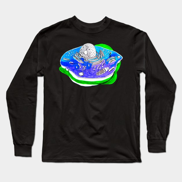 Animal Cell Long Sleeve T-Shirt by RaLiz